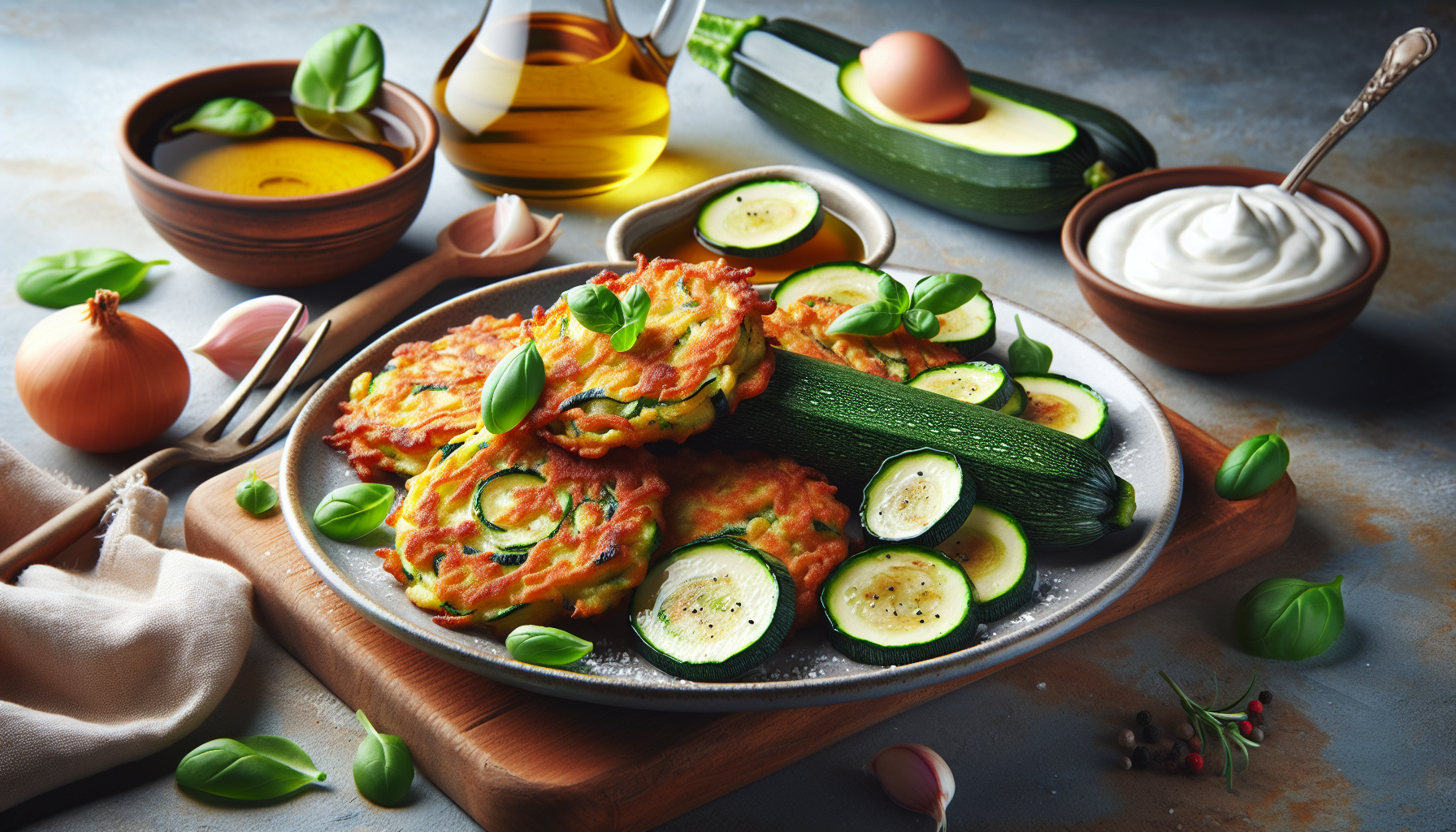 frittelle di zucchine in pastella